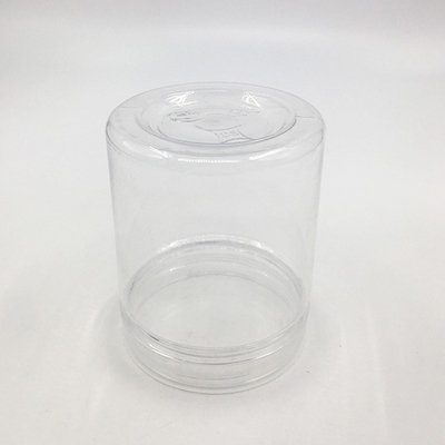 Jarros transparentes com papel alumínio / vedação sensível à pressão