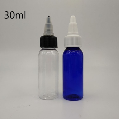50 ml de garrafas de plástico de vidro transparente personalizadas com impressão personalizada