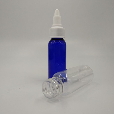 50 ml de garrafas de plástico de vidro transparente personalizadas com impressão personalizada
