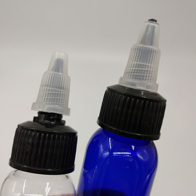 50 ml de garrafas de plástico de vidro transparente personalizadas com impressão personalizada
