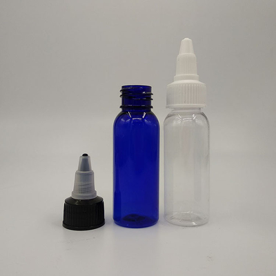 Garrafas de plástico de 80 ml com tampa de parafuso para distribuição conveniente