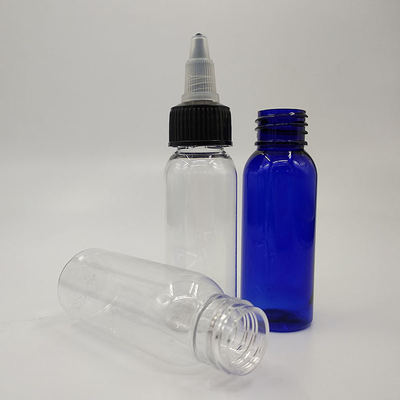Garrafas de plástico de 80 ml com tampa de parafuso para distribuição conveniente
