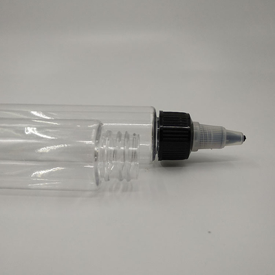 Garrafas de plástico transparente para armazenamento de líquidos