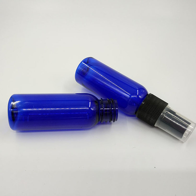 Garrafa PET redonda de 47 mm com tampa de parafuso do dispensador de bomba para líquidos de cosméticos