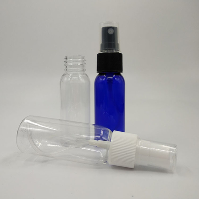 Garrafa PET redonda de 47 mm com tampa de parafuso do dispensador de bomba para líquidos de cosméticos