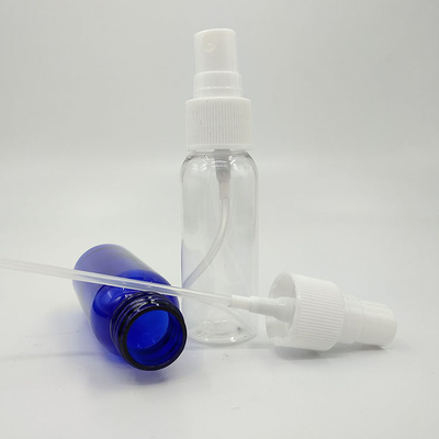Garrafa PET redonda de 47 mm com tampa de parafuso do dispensador de bomba para líquidos de cosméticos
