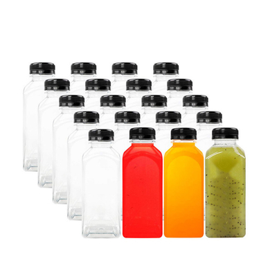 Garrafas de chá de leite personalizáveis Materiais PET Segura Durável Perfeito Para Jugos Bares Festas