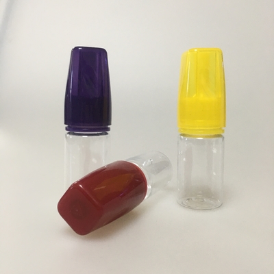 Botão de goteador líquido à prova de crianças de 100 ml, redondo e impresso, personalizável, com tampa de parafuso