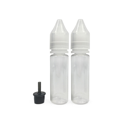 18 mm tampa de parafuso de pescoço garrafas de plástico à prova de crianças para E líquido