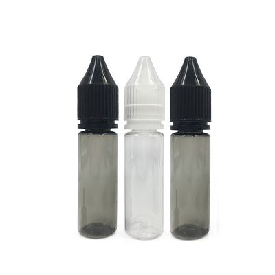 18 mm tampa de parafuso de pescoço garrafas de plástico à prova de crianças para E líquido