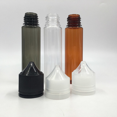 Capuz de parafuso à prova de crianças Bottle Dropper líquido redondo / E Bottle líquido tela impressa com personalizado
