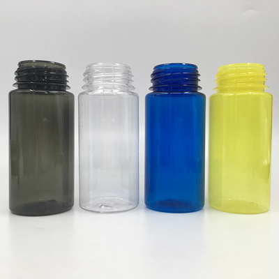 Garrafas de líquido PET E transparentes redondas personalizadas com tampa de parafuso à prova de crianças Capacidade 30ml