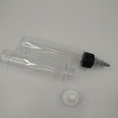 Garrafas de plástico transparente com tampa de parafuso Solução de embalagem perfeita para necessidades de negócios