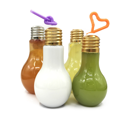 Jugos de chá de bolhas de plástico transparentes e à prova de vazamento