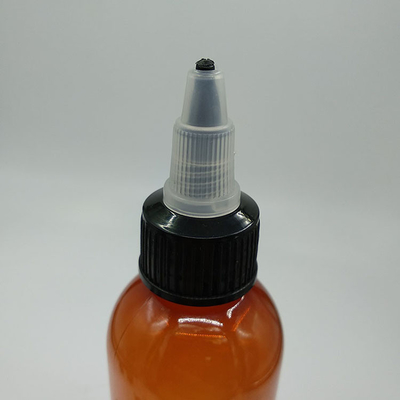 Garrafas de plástico de 100 ml com tampa de parafuso e impressão personalizada