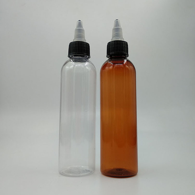 Parafuso em garrafas de plástico de 100 ml perfeito para soluções de armazenamento de líquidos