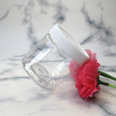 Contenedor de frasco de plástico transparente personalizado para embalagens de cosméticos e alimentos