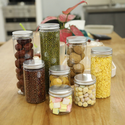 Best-Selling Cosmético Jar de Plástico 500ml Grado Alimentar Jarros de Plástico de Boca Larga Cosmético Jarros de Plástico de Entrega Rápida