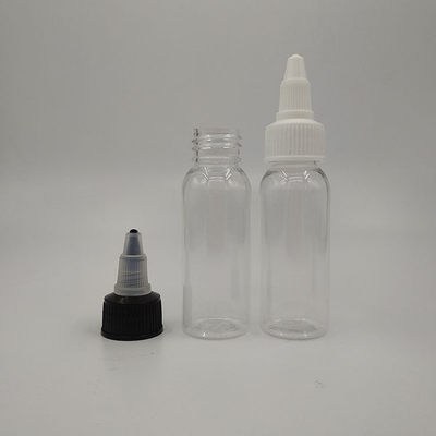 Tipo de vedação personalizado Garrafas de plástico com parafuso Capacidade 15ml 30ml 50ml 70ml 80ml 100ml