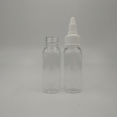 Tipo de vedação personalizado Garrafas de plástico com parafuso Capacidade 15ml 30ml 50ml 70ml 80ml 100ml