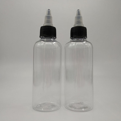 Contenedores de plástico de parafusos transparentes/coloridos para armazenamento de líquidos