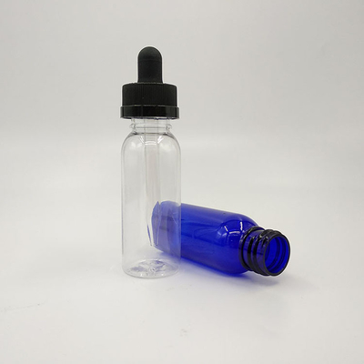 Garrafa de vidro negro transparente para gotejar líquido Com 5 ml 10 ml 15 ml 20 ml 30 ml 50 ml 100 ml Capacidade
