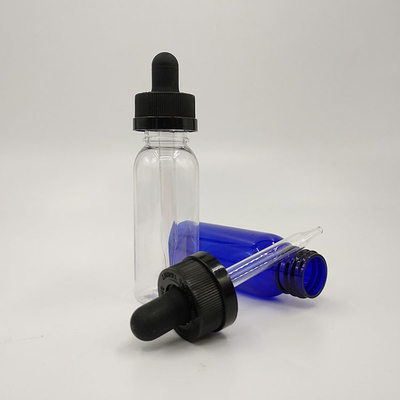 Garrafas de vidro transparente de 120 ml com tampa de parafuso