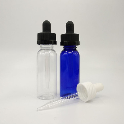 Garrafa de vidro negro transparente para gotejar líquido Com 5 ml 10 ml 15 ml 20 ml 30 ml 50 ml 100 ml Capacidade