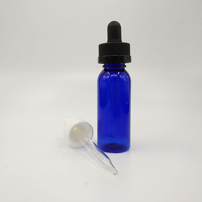 Garrafas de plástico de 10 ml a 120 ml com superfície lisa e tampas de parafuso