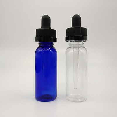 Garrafas de plástico de 10 ml a 120 ml com superfície lisa e tampas de parafuso