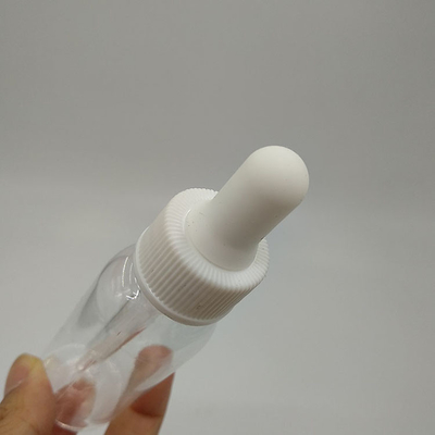 Garrafas de plástico de 10 ml a 120 ml com superfície lisa e tampas de parafuso