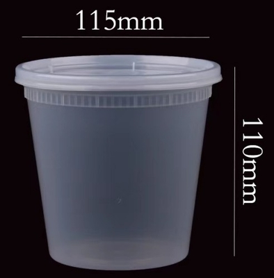 Jarro cosmético de plástico liso e personalizável transparente