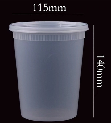 Jarro cosmético de plástico liso e personalizável transparente