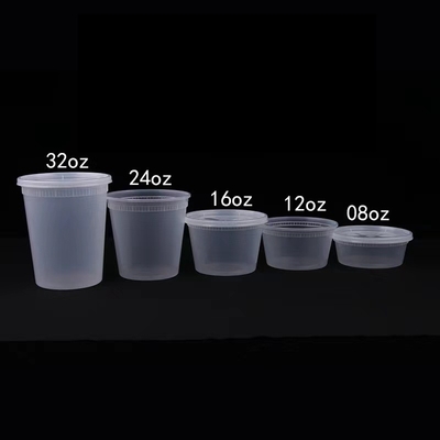 Jarro cosmético de plástico liso e personalizável transparente