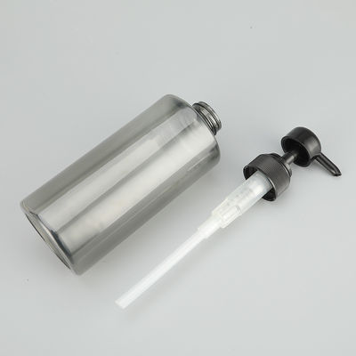 Dispensador com tampão de bomba, frasco de PET equipado com função de dispensação que assegura uma distribuição e embalagem suaves do líquido