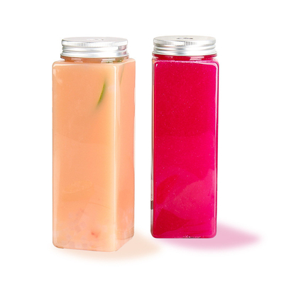 Garrafas de plástico à prova de vazamento isoladas personalizadas para bebidas