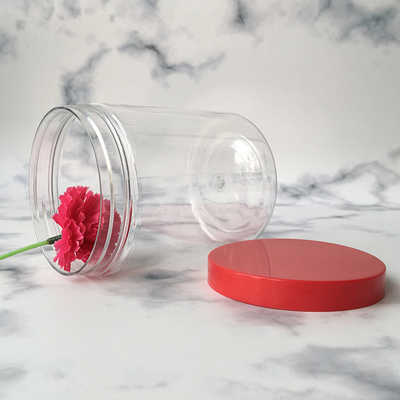 Frasco de plástico cosmético com decoração de impressão personalizada