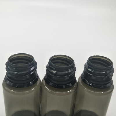 Impressão de 10-100 ml PET E Botella de líquido de concha redonda frascos com tampas à prova de crianças