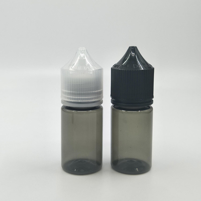 Botelha de líquido de 30 ml E de forma redonda e à prova de crianças com tampa de parafuso em impressão personalizada