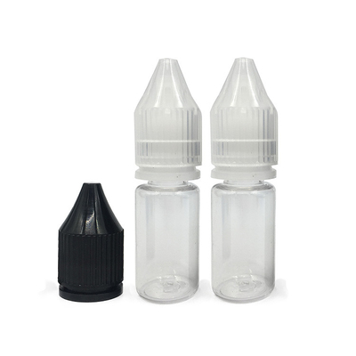 Logotipo personalizado Impresso Garrafas de plástico PET transparentes para E Liquid