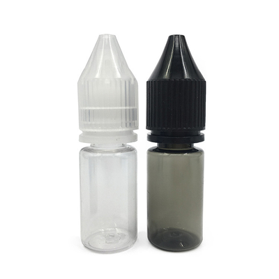 Logotipo personalizado Impresso Garrafas de plástico PET transparentes para E Liquid