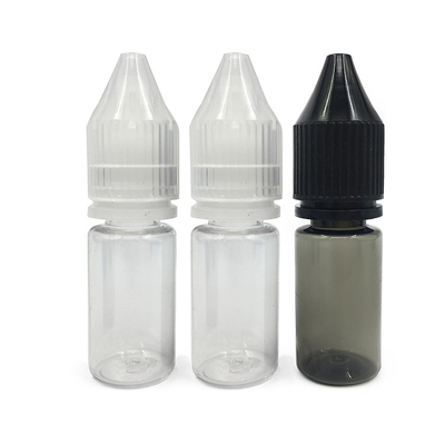 Logotipo personalizado Impresso Garrafas de plástico PET transparentes para E Liquid
