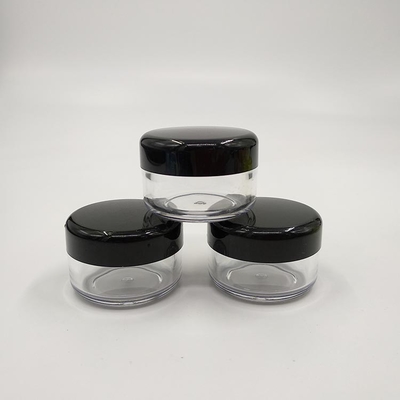 Jarro Cosmético de Superfície Limpa de Plástico 10ml 15ml 30ml 60ml 80ml 100ml 120ml 150ml com Design Transparente