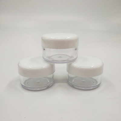 Jarro Cosmético de Superfície Limpa de Plástico 10ml 15ml 30ml 60ml 80ml 100ml 120ml 150ml com Design Transparente