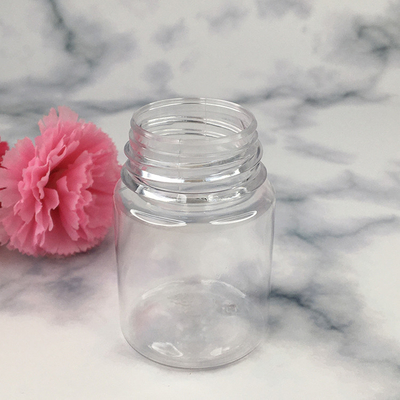 Garrafas de PET e líquido transparentes com tampas de parafuso personalizáveis