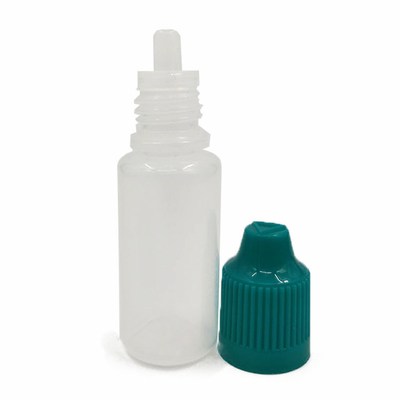Garrafa de líquido à prova de crianças Tipo de pescoço E com logotipo personalizado e design à prova de vazamento em 10ml 15ml 30ml 60ml 80ml 100ml Capacidade