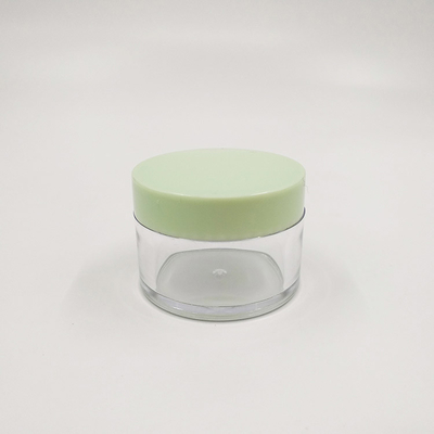 Container cosmético de plástico de superfície lisa personalizado para cosméticos de luxo