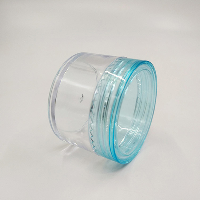 Container cosmético de plástico de superfície lisa personalizado para cosméticos de luxo