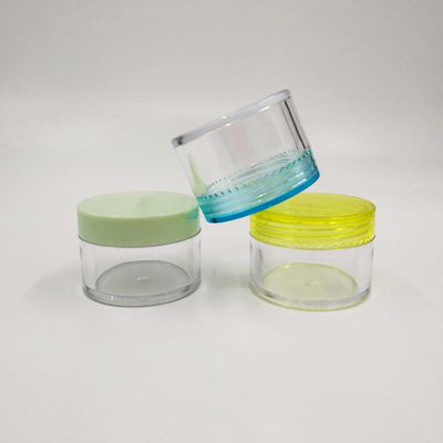 Container cosmético de plástico de superfície lisa personalizado para cosméticos de luxo
