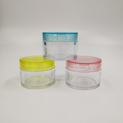 Container cosmético de plástico de superfície lisa personalizado para cosméticos de luxo